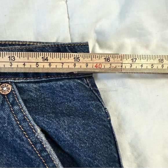 Free People We The Free Wild Roses Midi Skirt Size 28 Dark Blue - Picture 7 of 12